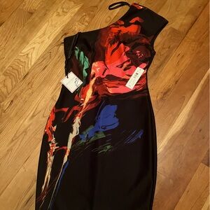 Bisou fitted dress size 2 new with tags